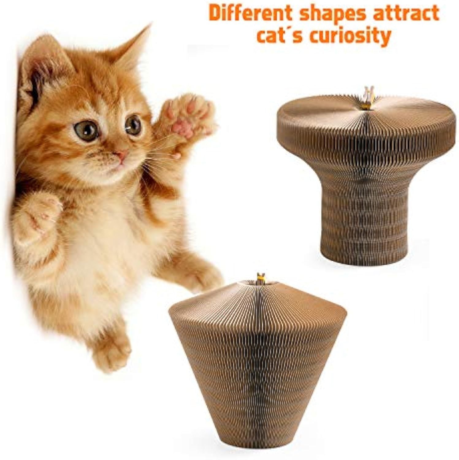 Round Cat Scratching Bed – Relax, Scratch, and Nap