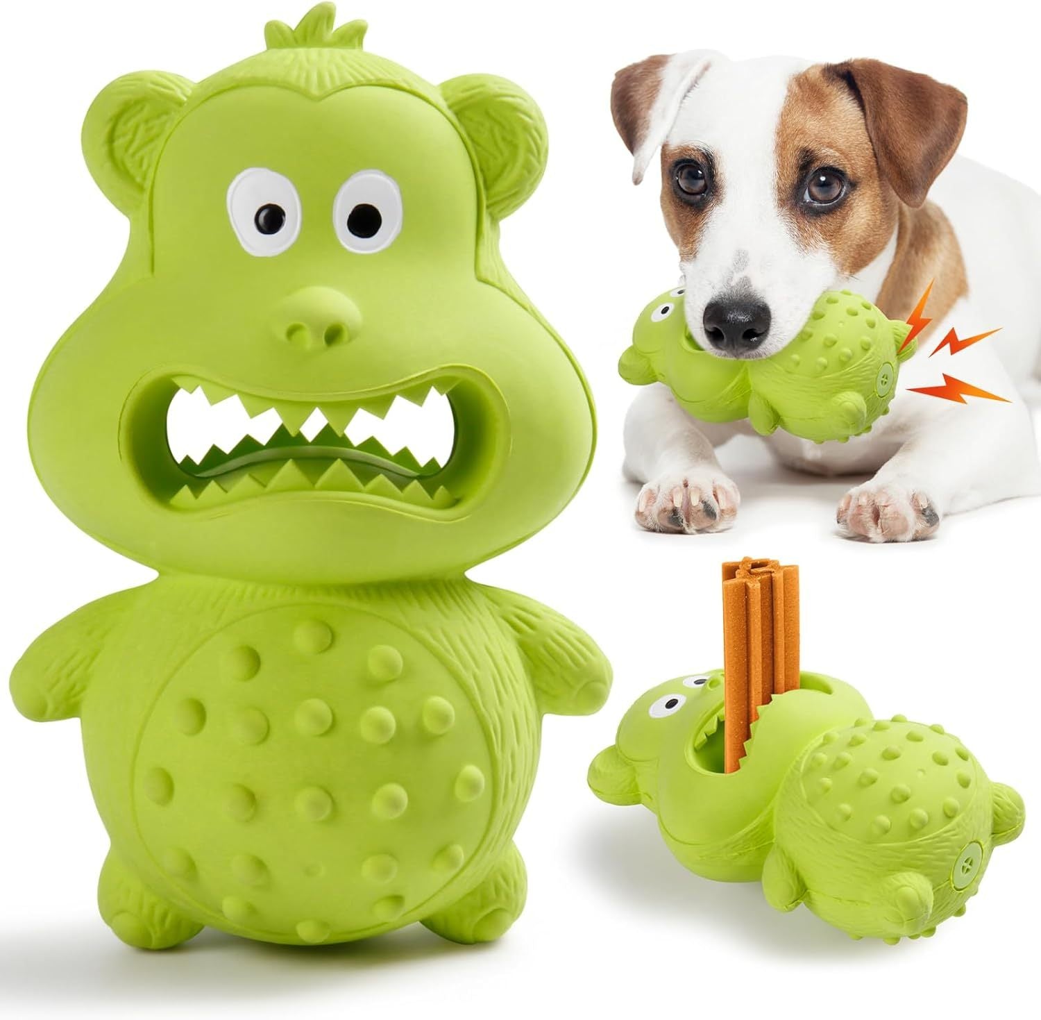 Aggressive Chewer Dog Toy – Squeaky, Strong, and Entertaining