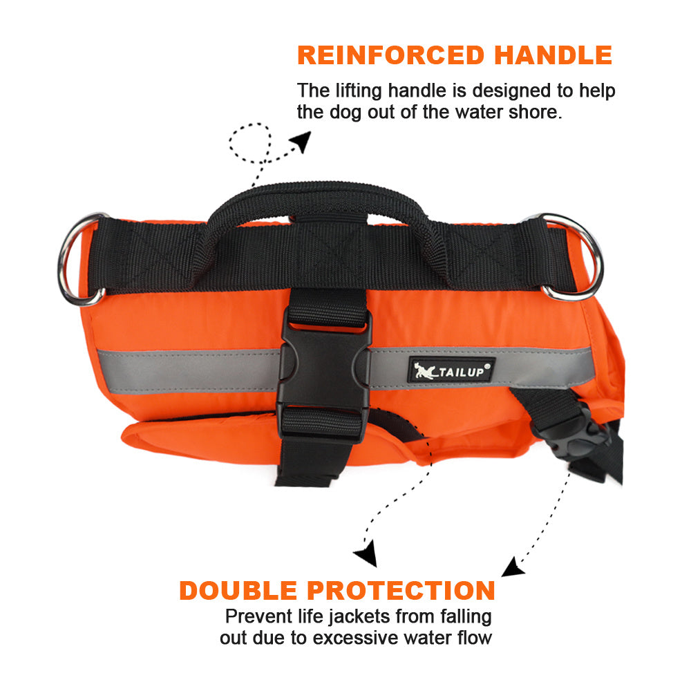 Pet Life Jacket – Bright Reflective Safety for Water Fun