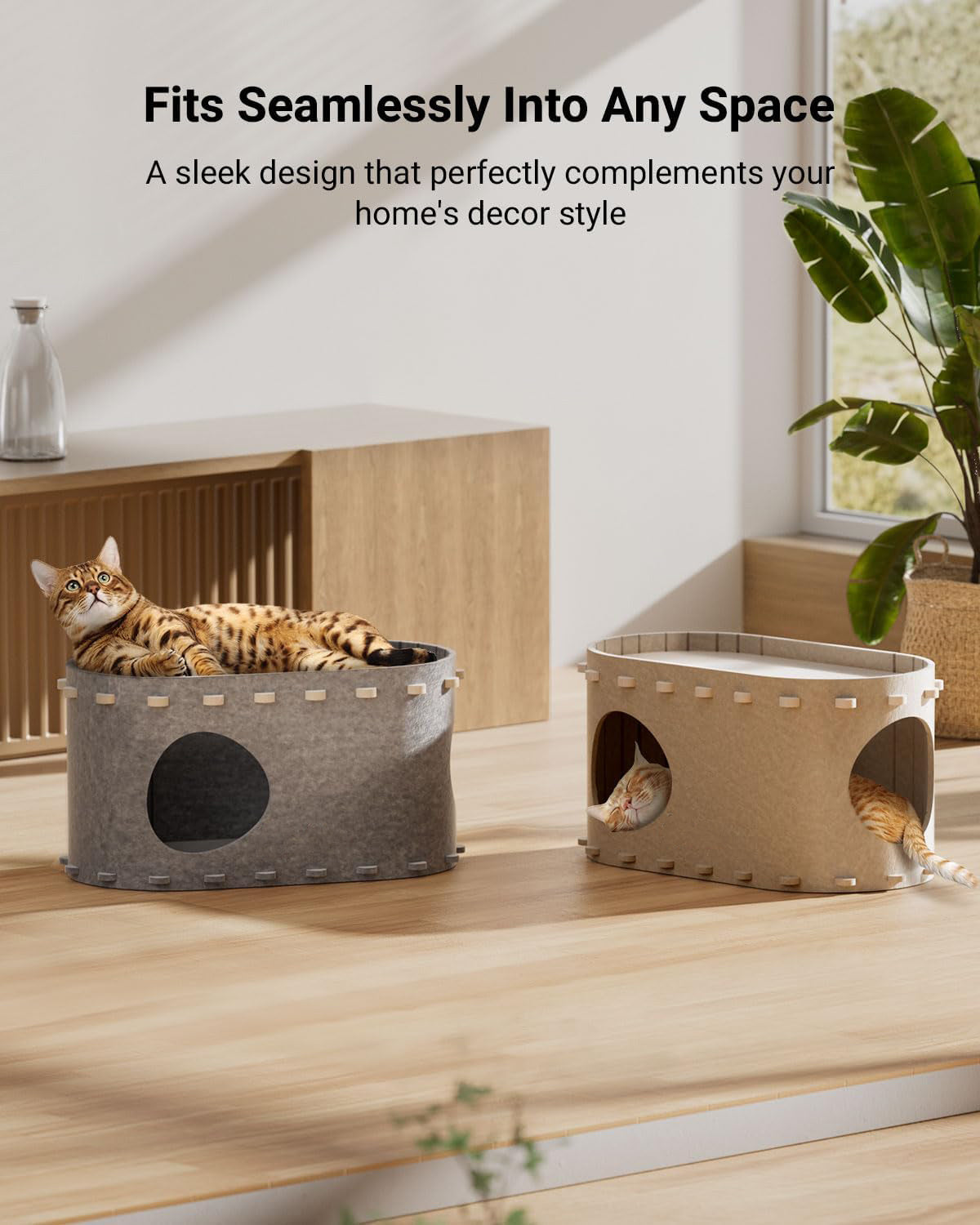 Cat Bed Cave – Scratch-Resistant Retreat for Happy Cats
