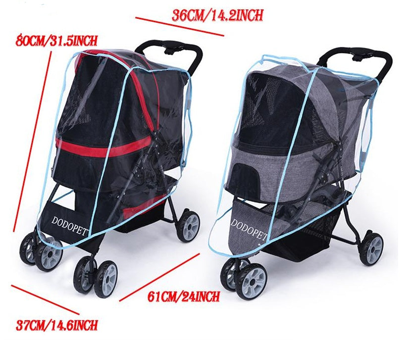 Pet Stroller Rain Cover – Keep Your Furry Friend Dry