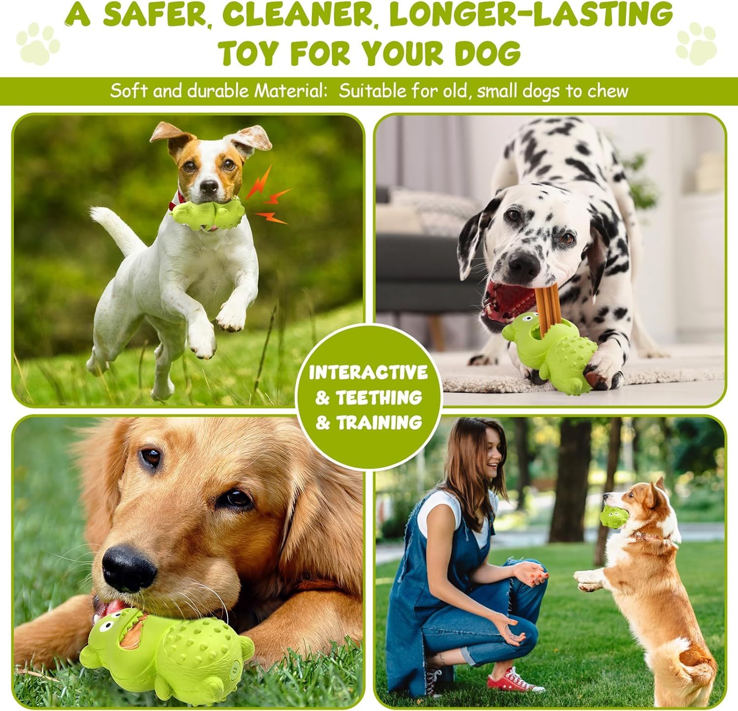Aggressive Chewer Dog Toy – Squeaky, Strong, and Entertaining