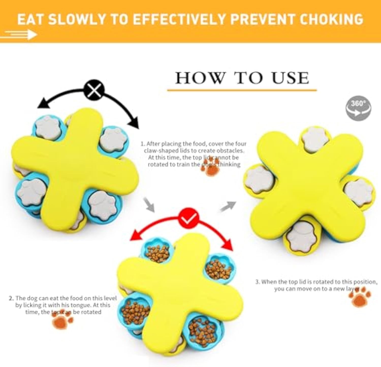 Dog Puzzle Feeder – Fun, Slow Eating, and IQ Training