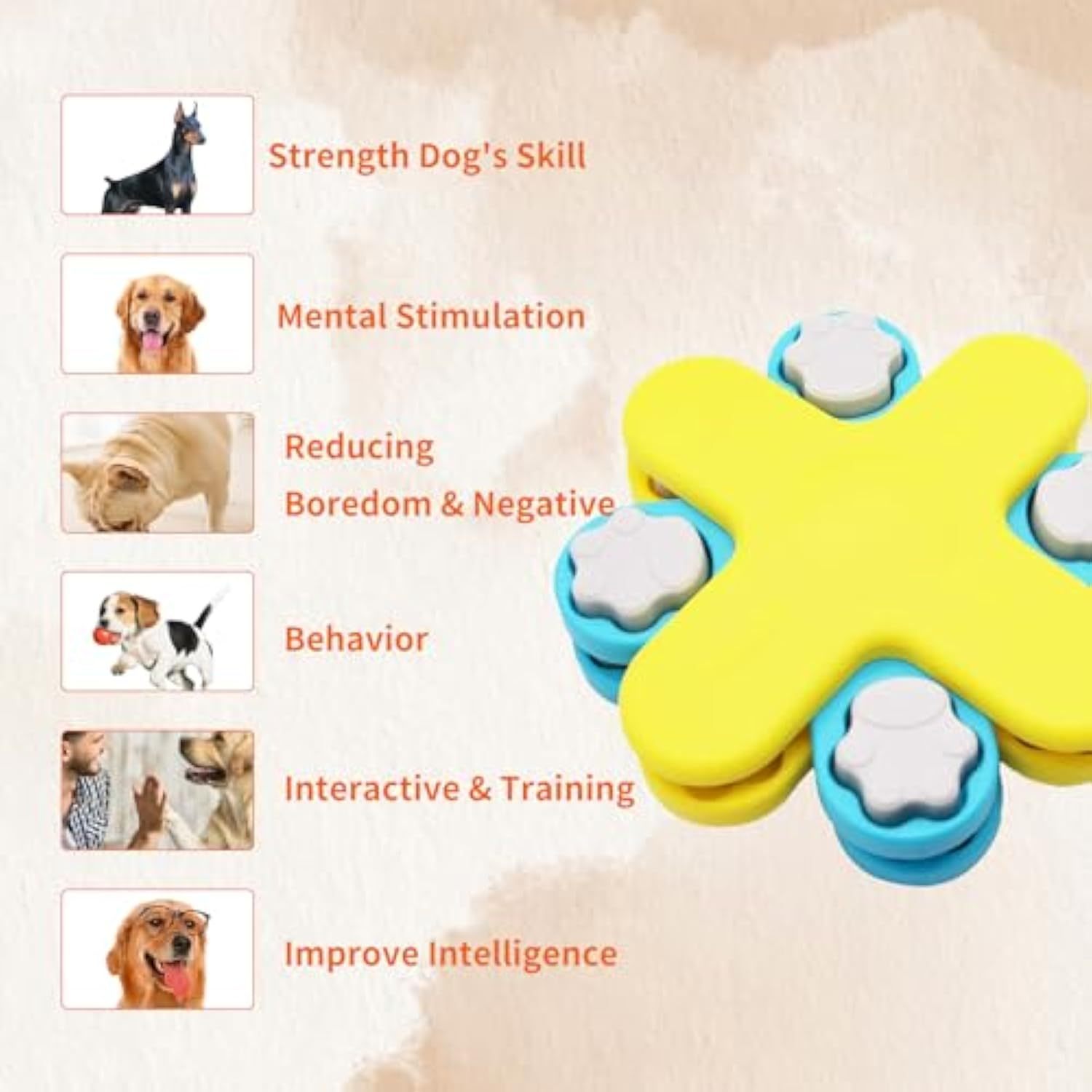 Dog Puzzle Feeder – Fun, Slow Eating, and IQ Training